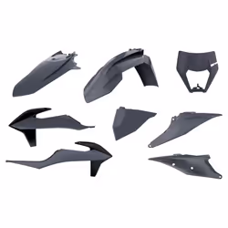 POLISPORT Kit plastique gris nardo KTM