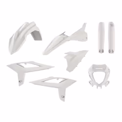 POLISPORT Kit plastique blanc