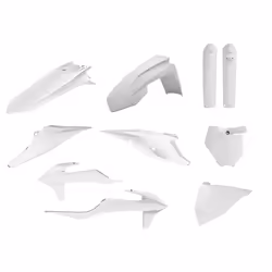 POLISPORT Kit plastique blanc - KTM SX/SX-F