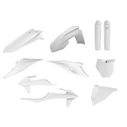 POLISPORT Kit plastique blanc - KTM SX/SX-F