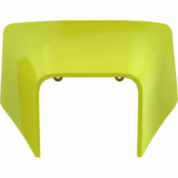 POLISPORT Plaque phare jaune fluo Husqvarna