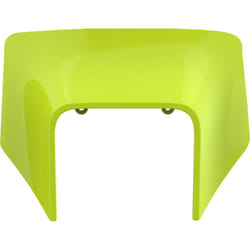 POLISPORT Plaque phare jaune fluo Husqvarna