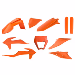 POLISPORT Kit plastiques orange KTM