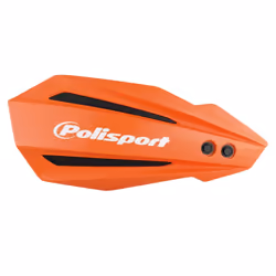 POLISPORT Protège-mains MX Bullit, blanc, taille 10 mm