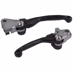 POLISPORT Jeu de leviers Pivor Incassable noir - KTM / Husqvarna, blanc, taille 10 mm