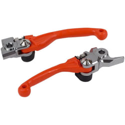 POLISPORT Jeu de leviers Pivor Incassable orange - KTM / Husqvarna, blanc, taille 10 mm