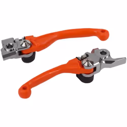 POLISPORT Jeu de leviers Pivor Incassable orange - KTM, blanc, taille 10 mm