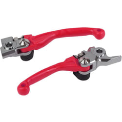 POLISPORT Jeu de leviers Pivor Incassable rojo - Honda CR125R / 250R, blanc, taille 10 mm