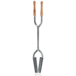 Pelle croisée 2 manches pour trous de poteaux Acier trempé Manche Bois 121.5 cm VITO
