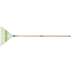 Vito - Balai à gazon 157 cm avec manche en bois 22 dents