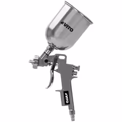 Pistolet à peinture à air comprimé VITO. Ce pistolet, tout usage, vous permet d'effectuer vos travaux de peinture. Ce pistole ...