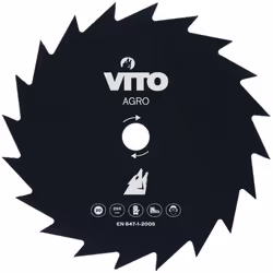 Lame de Coupe en Tungstène pour Débroussailleuse La lame pour débroussailleuse VITO en tungstène est un outil robuste et poly ...