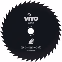 Lame de Coupe en Tungstène pour Débroussailleuse La lame pour débroussailleuse VITO en tungstène est un outil robuste et poly ...