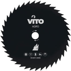 Vito - Lame de Coupe pour Débroussailleuse 40 dents Diam 255mm Alesage 25.4