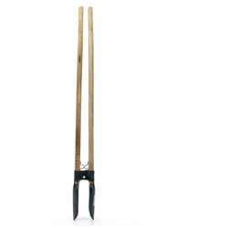 Vito - Pelle 2 manches pour trous de poteaux Acier trempé Manche Bois 143 cm