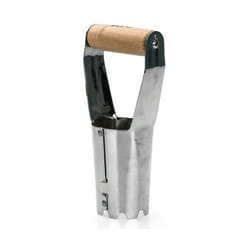 Plantoir à bulbes 230mm Outil de jardin Manche bois Inox Haute qualité Vito