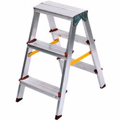 L'échelle double 3 marches VITO est très pratique et polyvalente. Cet escabeau double pliable vous permet un usage intensif, ...