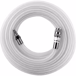 Tuyau pour compresseur d'air 10 mètres VITO. Raccord rapide. Tuyau en cristal armé. Raccord pneumatique. Ce tuyau à air compr ...