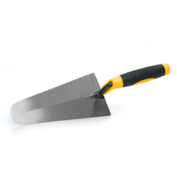 Truelle de maçon Portugaise forgée ronde 220mm Acier trempé Manche Bi-matière Vito