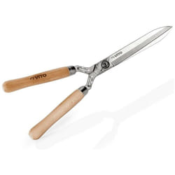 Vito - Cisaille de jardin Taille haies 51cm Manche bois Inox Lame 18 cm Fer forgé à la main
