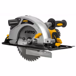 La scie circulaire VITO 2100W est un outil polyvalent et robuste conçu pour des travaux précis de coupes droites ou inclinées ...