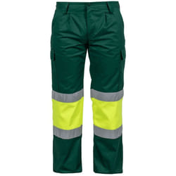 Vito - Pantalon de travail haute visibilité Fluo Bicolor Taille 44 Multipoches