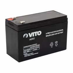 Description générale Batterie de rechange 12V/8AH conçue pour les pulvérisateurs à batterie VITO. Ce modèle est idéal pour ga ...