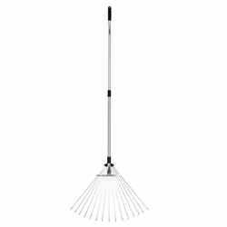 Balai à gazon aluminium 15 dents Manche télescopique 89.5 - 180 cm VITO