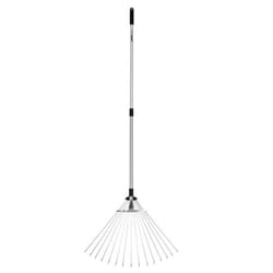 Balai à gazon aluminium 15 dents Manche télescopique 89.5 - 180 cm VITO
