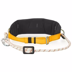 Kit ceinture avec longe de positionnement/retenue VITO SECURITY. Cet élément de sécurité est indispensable pour les travaux e ...
