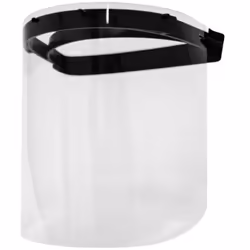 Visière de protection en POLYCARBONATE ANTI BUÉE et ANTI REFLETS 36 X 23 cm légère et confortable. Équipée d'un serre tête en ...
