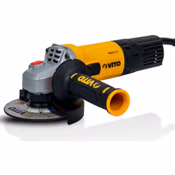 Meuleuse d'angle VITO 710W pour disque 115mm. Moteur fiable et puissant idéal pour réaliser les travaux les plus exigeants et ...