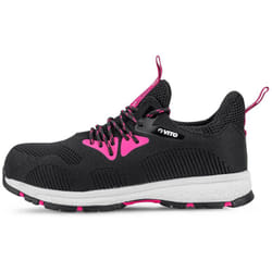 Vito - Chaussures de sécurité Femme Taille 40 S1P sra Rose légère Fibre Aramide Coque Composite pink