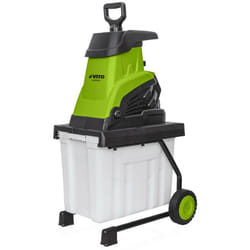 Broyeur de végétaux 2500W Bac 45L Coupe Branches 45mm Elagage Jardinage Taillage VITO