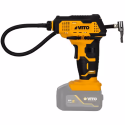 Le pistolet compresseur d'air sans fil EGO 20V de VITO est l'outil incontournable pour tous vos besoins de gonflage haute pre ...