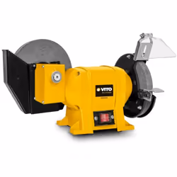 Le touret à meuler 250 W VITO est idéal pour meuler, ébavurer, polir, affûter des outils de coupes. Cet appareil robuste offr ...