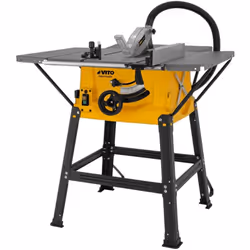 Scie circulaire électrique 1800W VITO avec une lame de Ø 250mm 24 dents Vitesse à vide de 5000 tr/min. Équipée d'un guide par ...