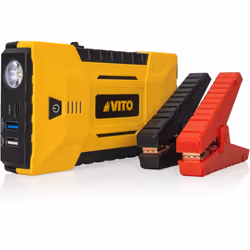 Le booster de démarrage multifonction VITO 13000 mAh convient parfaitement aux véhicules possédant des batteries de 12V. (Voi ...