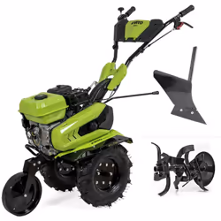 Description générale Ce motoculteur polyvalent VITO à essence est équipé d'un moteur 4 temps de 7 CV et d'une cylindrée de 21 ...