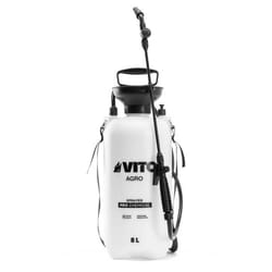 Pulvérisateur de Jardin 8L Produits Corrosifs Alcalins Régulateur de pression 4 Buses VITO