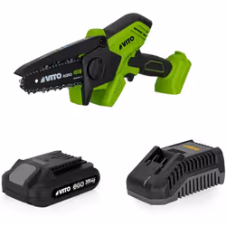 Découvrez la mini tronçonneuse sans fil 20V VITO, votre alliée pour des coupes précises et sécurisées. Livrée avec une batter ...