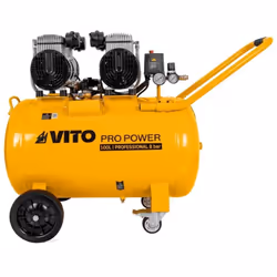 Le compresseur silencieux VITO 100 L présente de nombreux points forts et avantages : son moteur silencieux, seulement 89 dB( ...