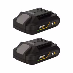 Le pack de 2 batteries Lithium-ion 2.0 Ah VITO 20 V LI est conçu pour offrir une alimentation fiable et durable à tous les ou ...