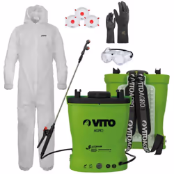 Ne cherchez plus, tout est inclus. Ce pack complet VITO réunit tout ce qu'il vous faut pour pulvériser efficacement et en tou ...