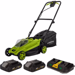 Tondeuse à Batterie Sans Fil VITO 20V – Idéale pour Pelouses jusqu'à 300m² Offrez à votre jardin un entretien soigné et silen ...
