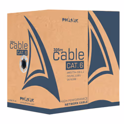 Phasak PHR 652 câble de réseau Gris 305 m Cat6 U/UTP (UTP)