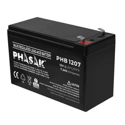 Phasak PHB 1207 Batterie de l'onduleur Sealed Lead Acid (VRLA) 12 V 7,2 Ah