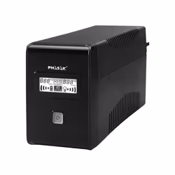 Phasak Esential alimentation d'énergie non interruptible Interactivité de ligne 0,85 kVA 480 W 2 sortie(s) CA
