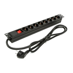 Phasak BNS 1518 protection surtension Noir 8 sortie(s) CA 250 V 1,5 m