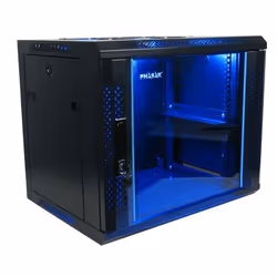 Phasak PHP 2115, Rack monté sur le mur, 15U, Noir